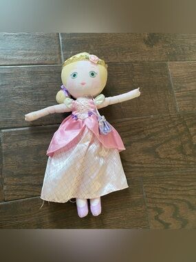 MOOSHKA MGA Princess Plush Doll Blonde Pink Fairy Tales Ballerina Zapf Creations